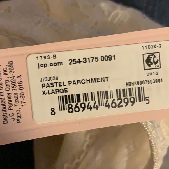 Ambrielle pastel parchment bra size XL/8 - Picture 7 of 7